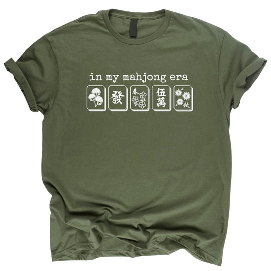 In My Mahjong Era shirt displayed flat showing full design and shirt silhouette