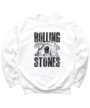 He Is Risen Easter Unisex Sweatshirt - Christian Empty Tomb Graphic