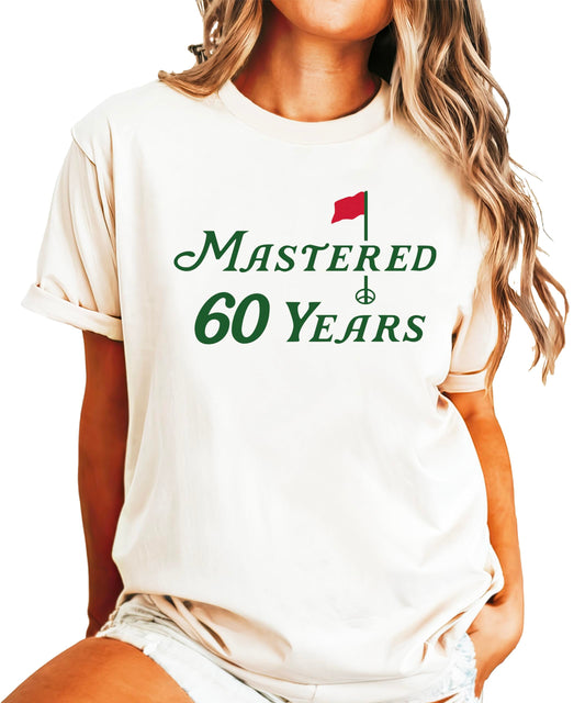 Mastered 60 Years Golf Shirt - 60th Birthday Gift Tee