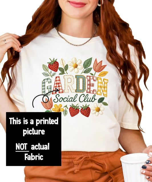 Garden Social Club Floral Women's Shirt
