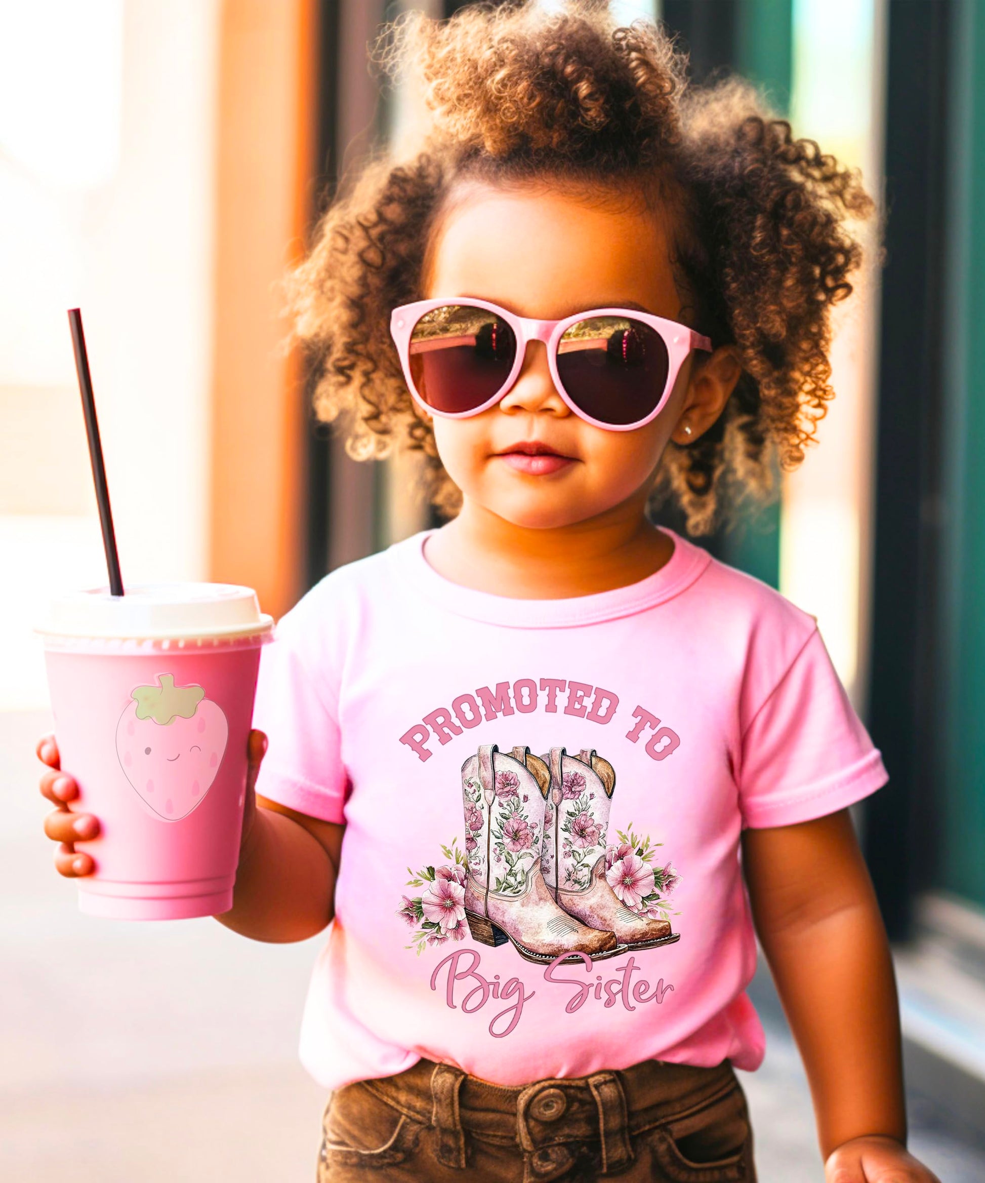 Big Sister shirt product details and sizing information display