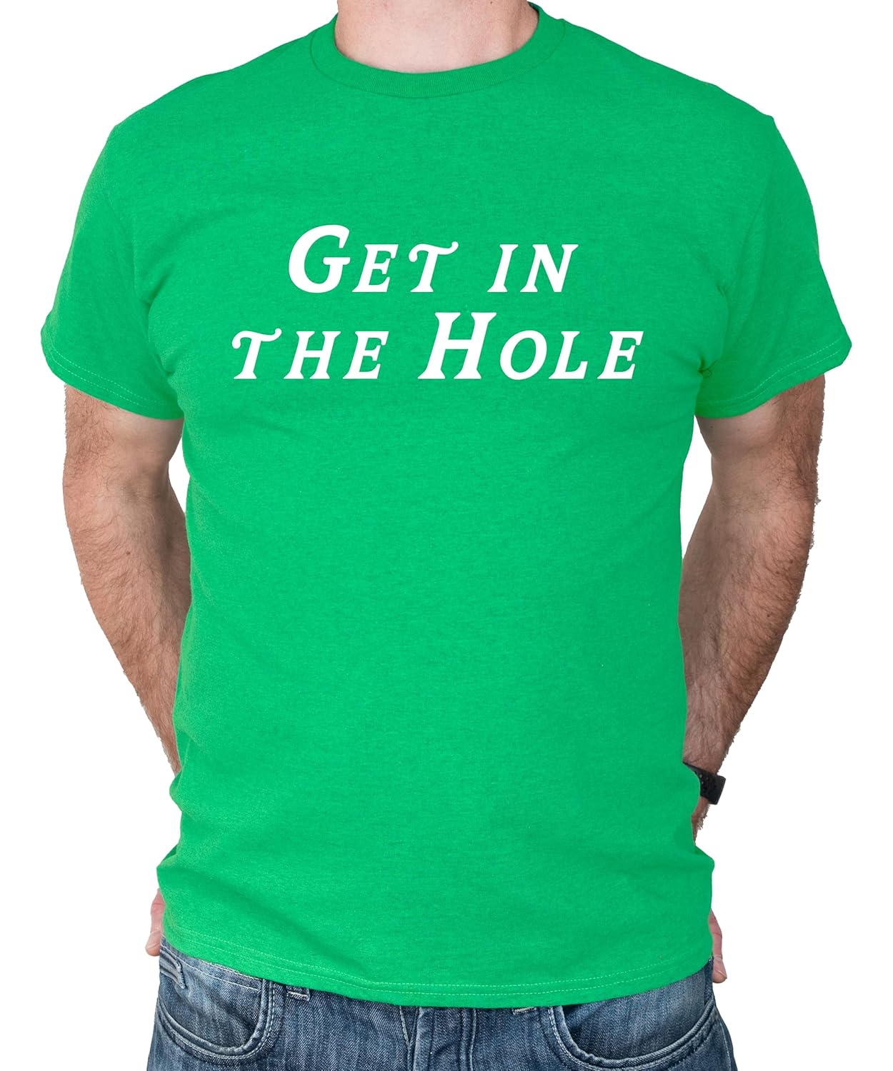 Back view of golf shirt showing clean design and quality construction
