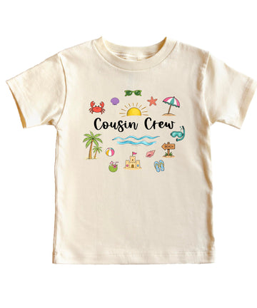 Cousin Crew Family Vacation Shirt – Matching Beach Trip T Shirt for Kids Women Men