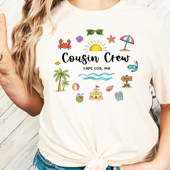 Back view of Cousin Crew Cape Cod shirt showing clean design and comfortable cotton fabric construction