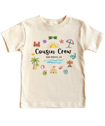 Cousin Crew San Diego CA Shirt – Matching Family Vacation Beach Trip T Shirt for Kids Women Men
