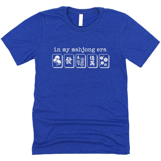 Mahjong themed graphic tee product shot highlighting trendy casual style