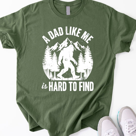 Close-up of vintage Bigfoot shirt design showing detailed Sasquatch silhouette artwork