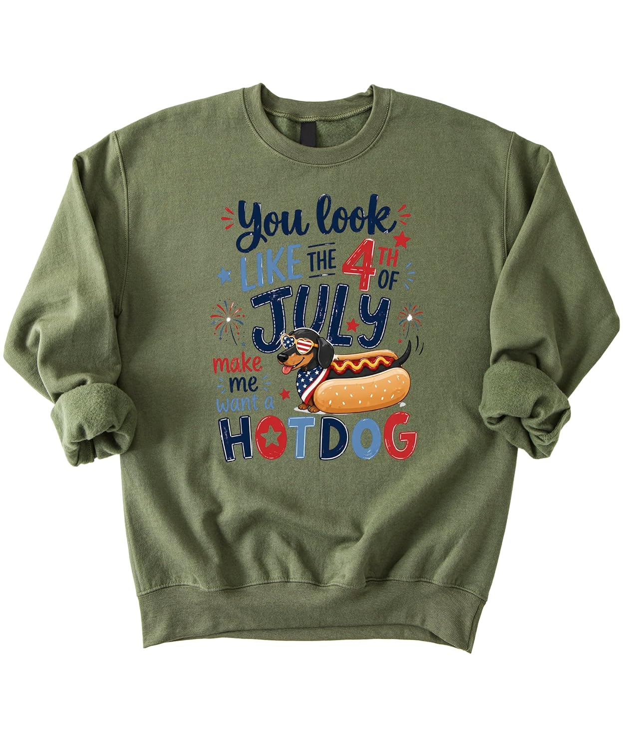 Back view of white crewneck sweatshirt showing clean back design
