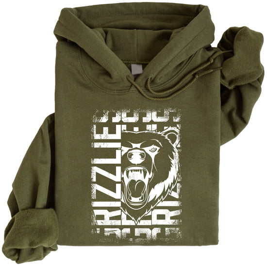 Grizzlies School Spirit hoodie in Army Green - view 1