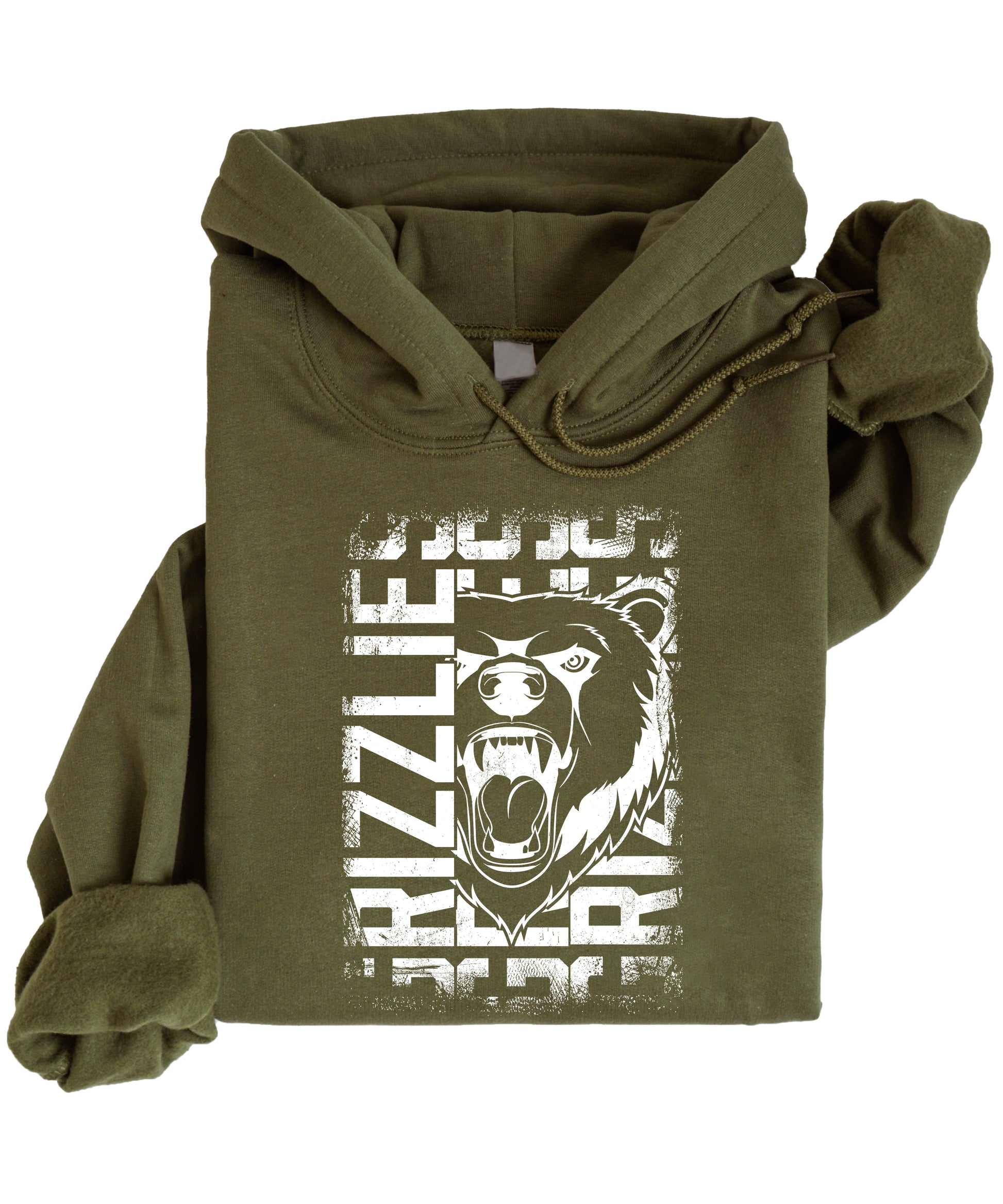 Grizzlies School Spirit hoodie in Army Green - view 1