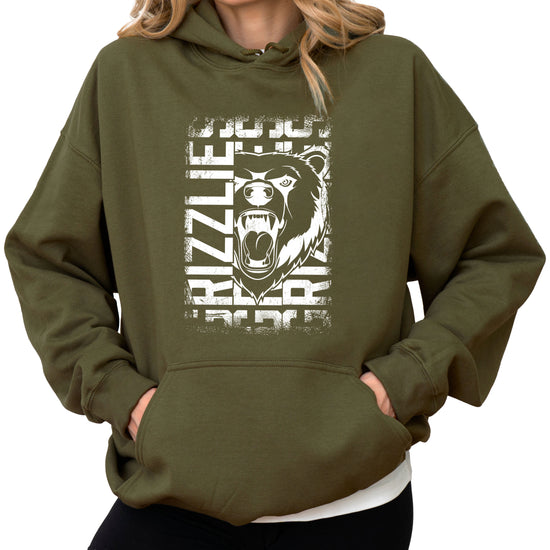 Grizzlies School Spirit hoodie in Army Green - view 2