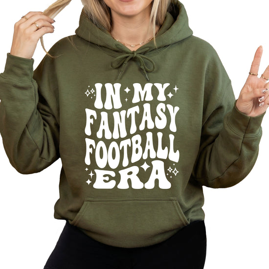 In My Fantasy Football Era hoodie in Army Green - view 2