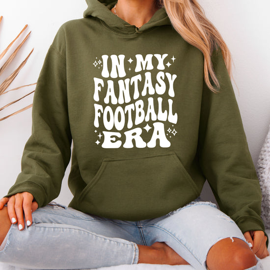 In My Fantasy Football Era hoodie in Army Green - view 3