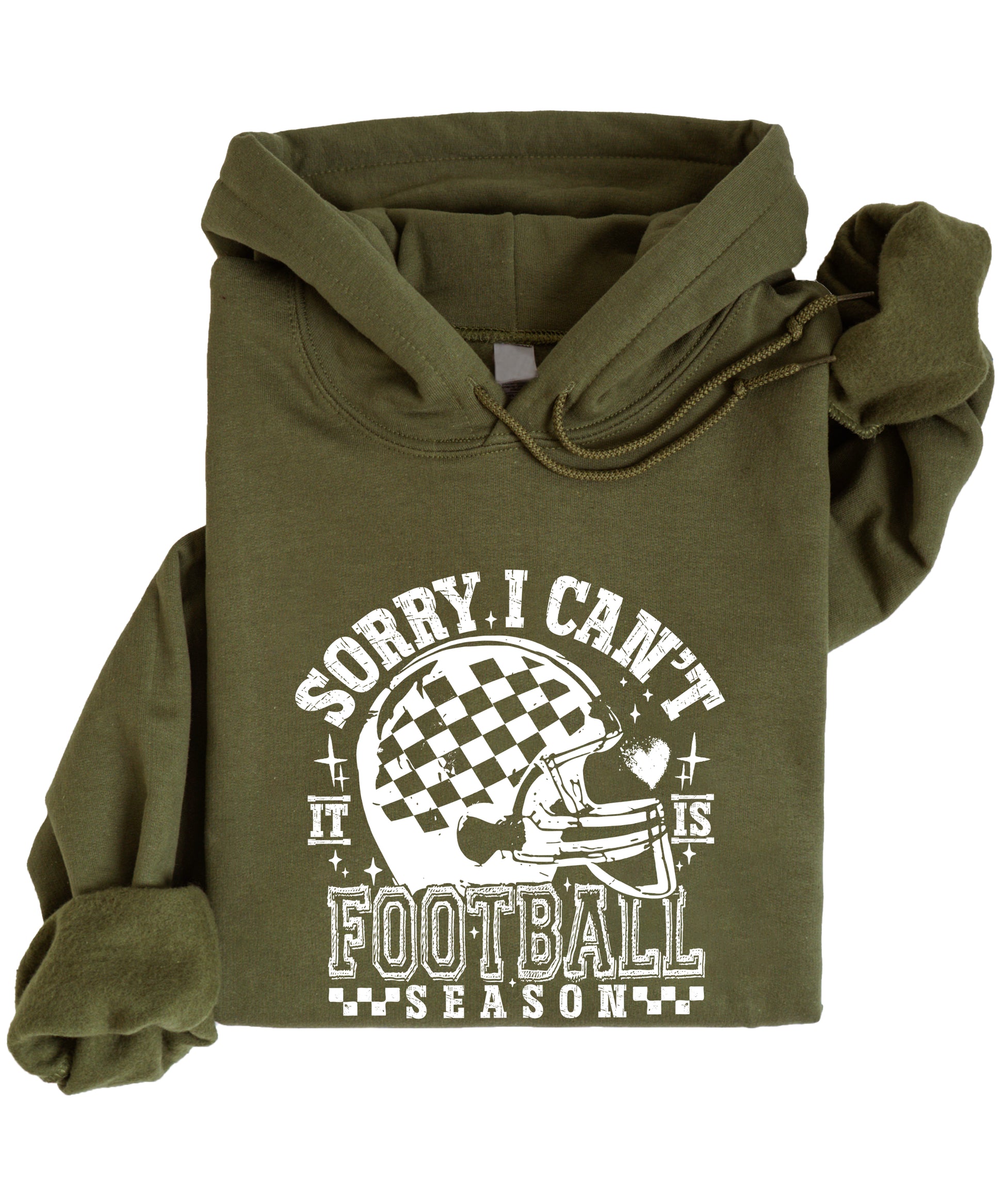 Sorry I Can't It Is Football Season hoodie - Army Green Hoodie - A3