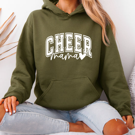 Cheer Mama Army Green Hoodie for Women - view 3