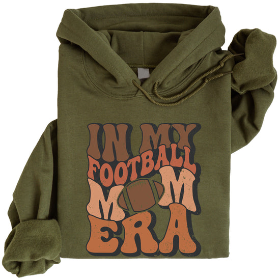 In My Football Mom Era hoodie in Army Green - view 4
