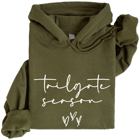 Tailgate Season hoodie Army Green view 4