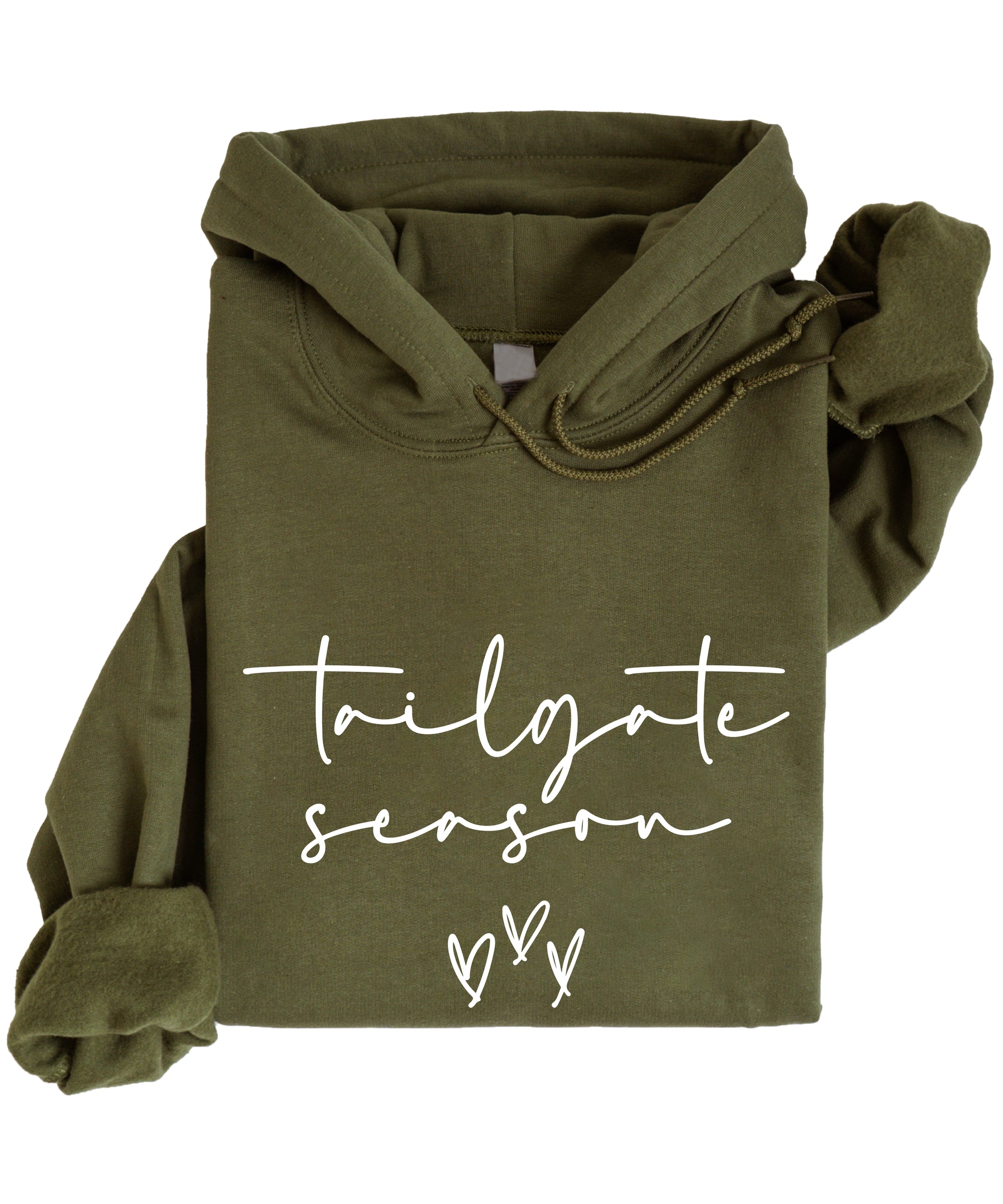 Tailgate Season hoodie Army Green view 4
