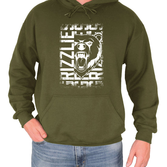 Grizzlies School Spirit hoodie in Army Green - view 5