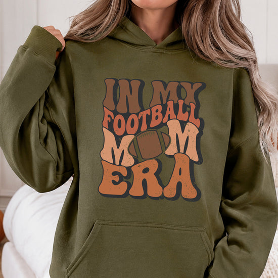 In My Football Mom Era hoodie in Army Green - view 5
