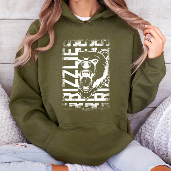 Grizzlies School Spirit hoodie in Army Green - view 6