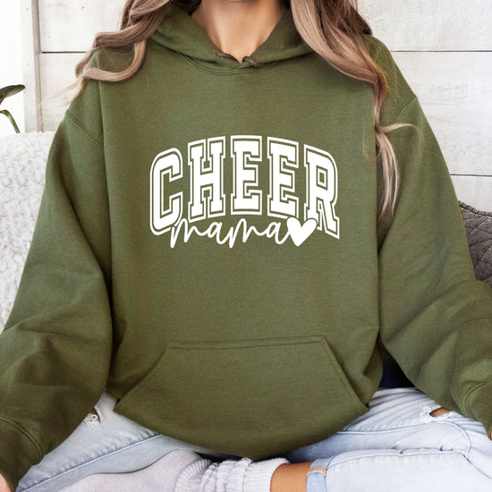 Cheer Mama Army Green Hoodie for Women - view 6