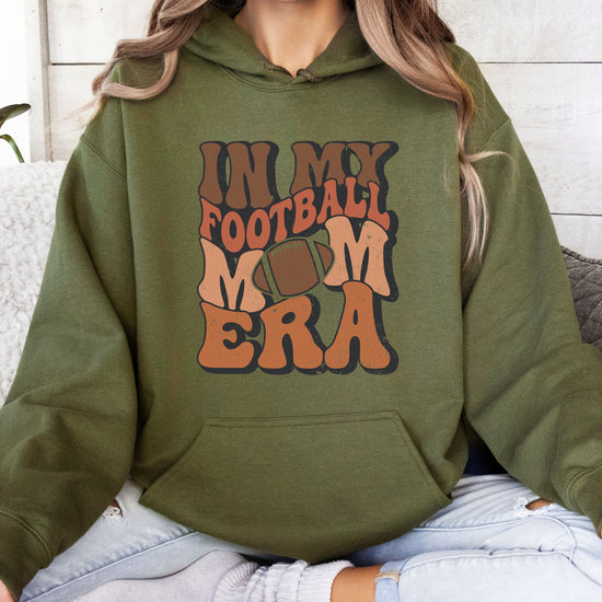 In My Football Mom Era hoodie in Army Green - view 7