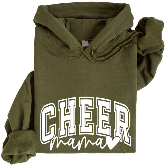 Cheer Mama Army Green Hoodie for Women - view 7