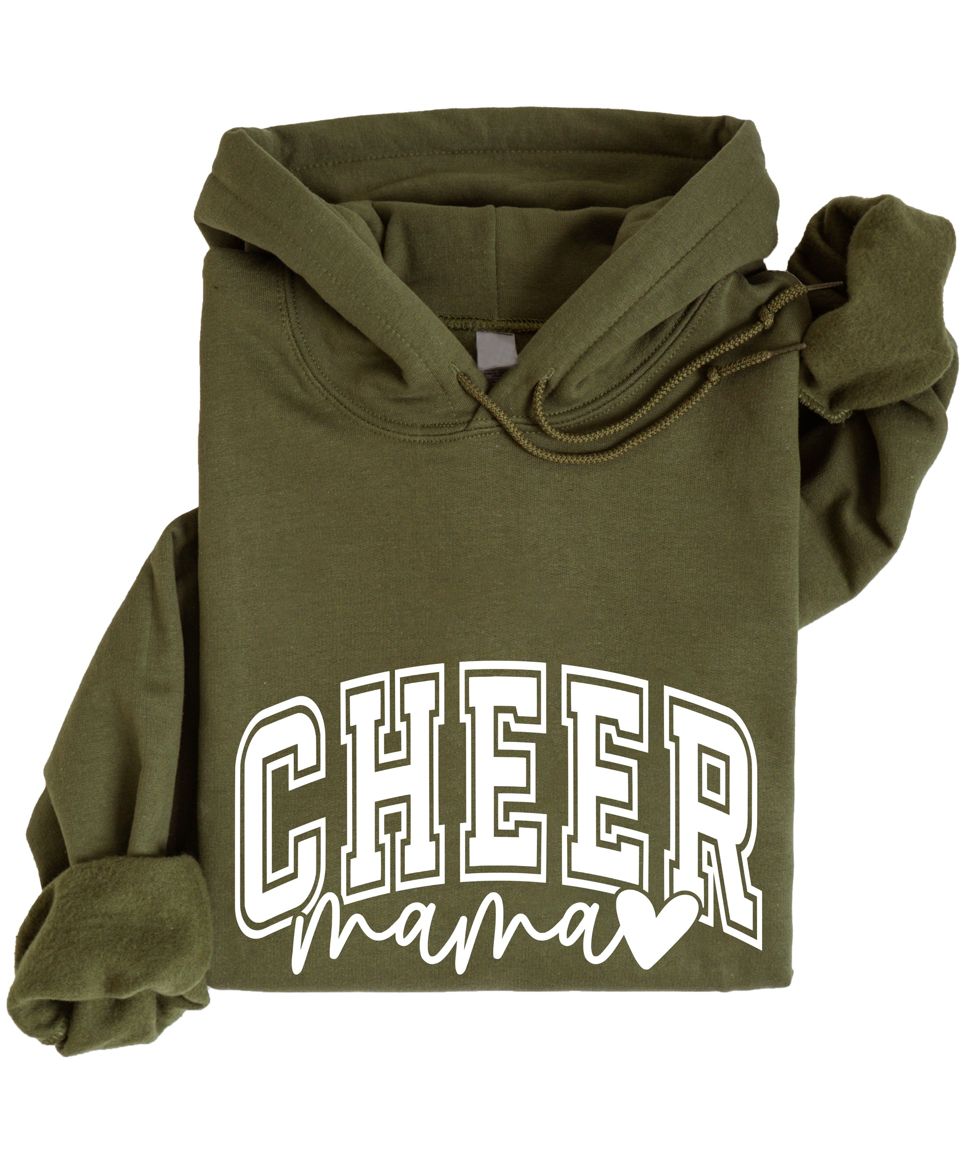 Cheer Mama Army Green Hoodie for Women - view 7