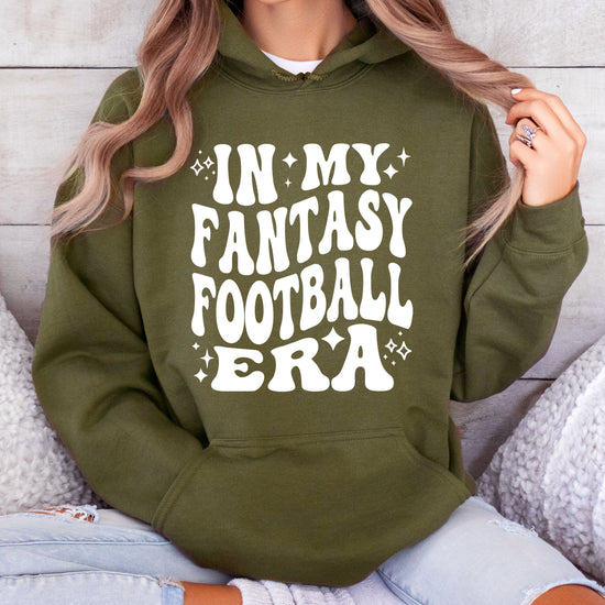 In My Fantasy Football Era hoodie in Army Green - view 7