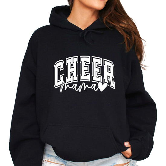 Cheer Mama Black Hoodie for Women - view 1