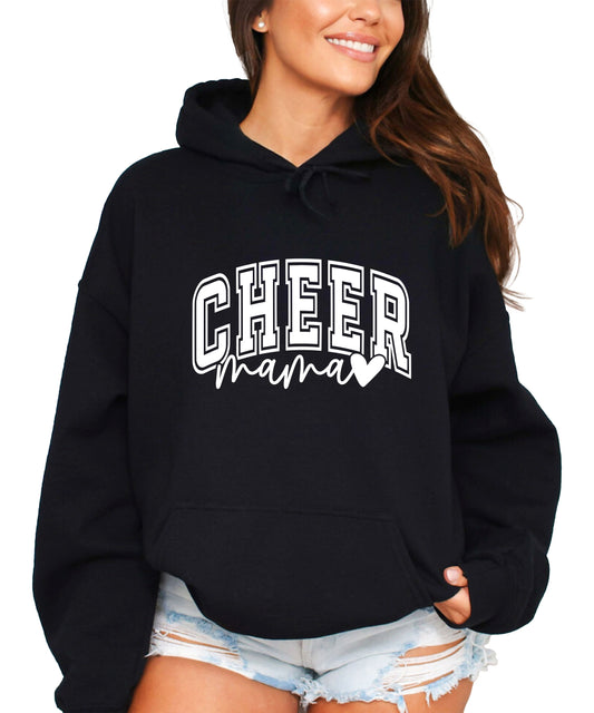Cheer Mama Black Hoodie for Women - view 1