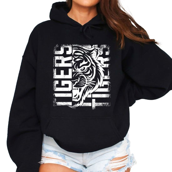 Tigers School Spirit Hoodie Black view 2