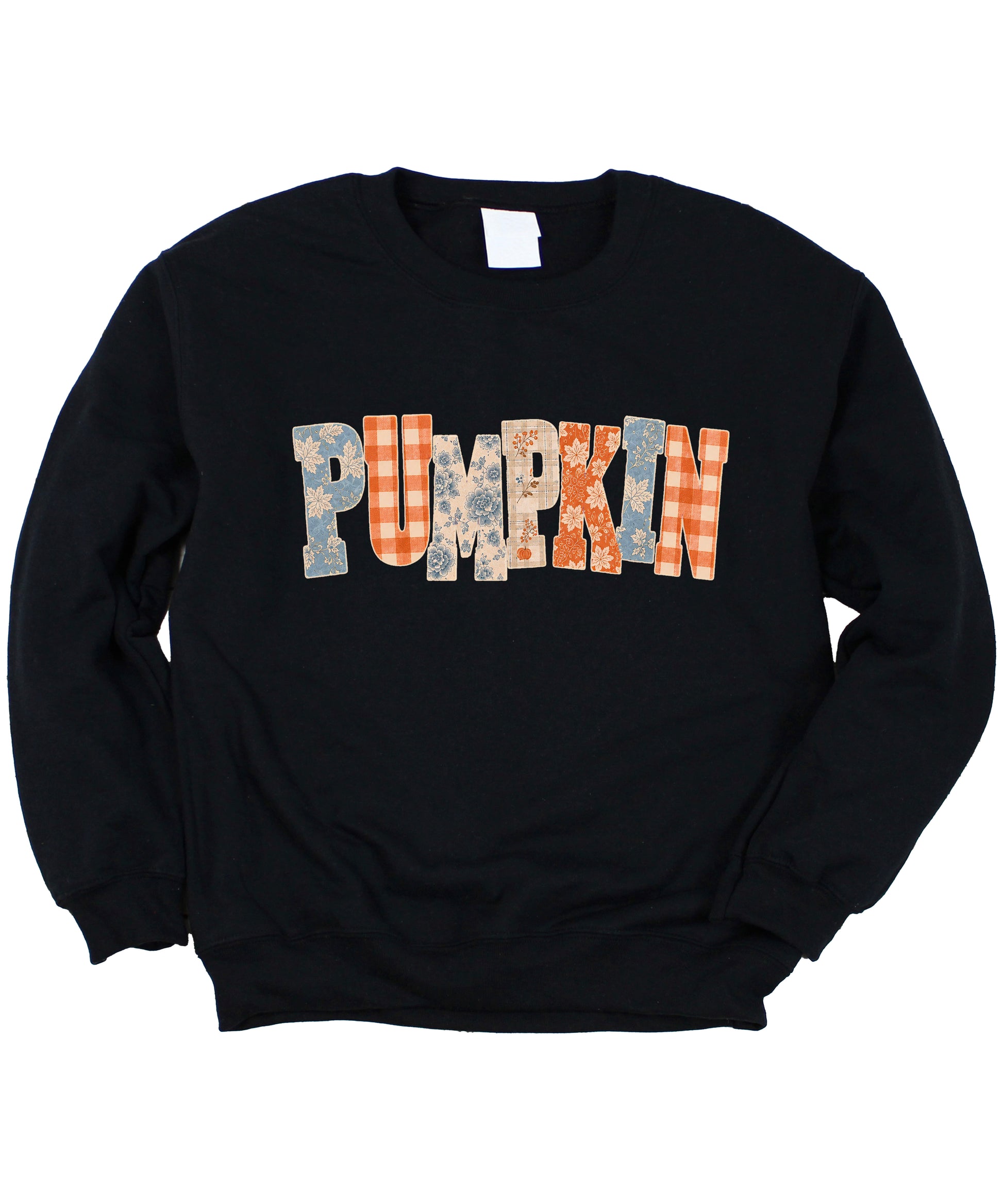Pumpkin Patch Fall Sweatshirt Black Sweatshirt view 3