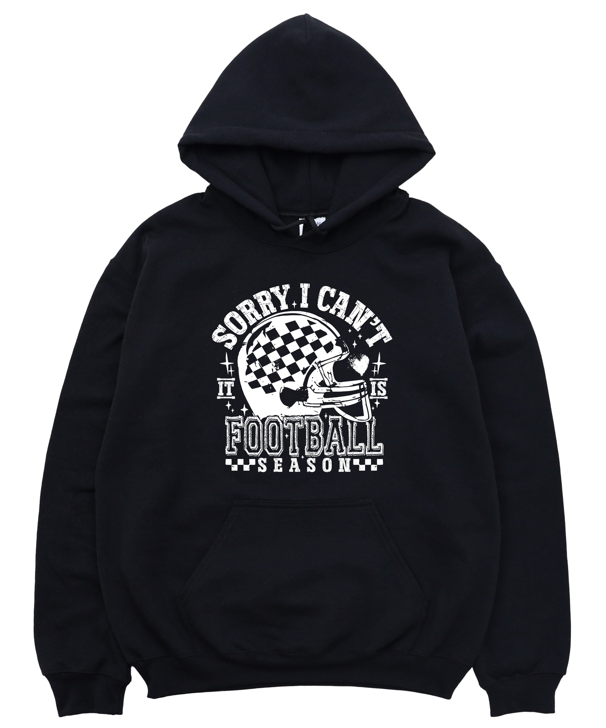 Sorry I Can't It Is Football Season hoodie - Black Hoodie - B3