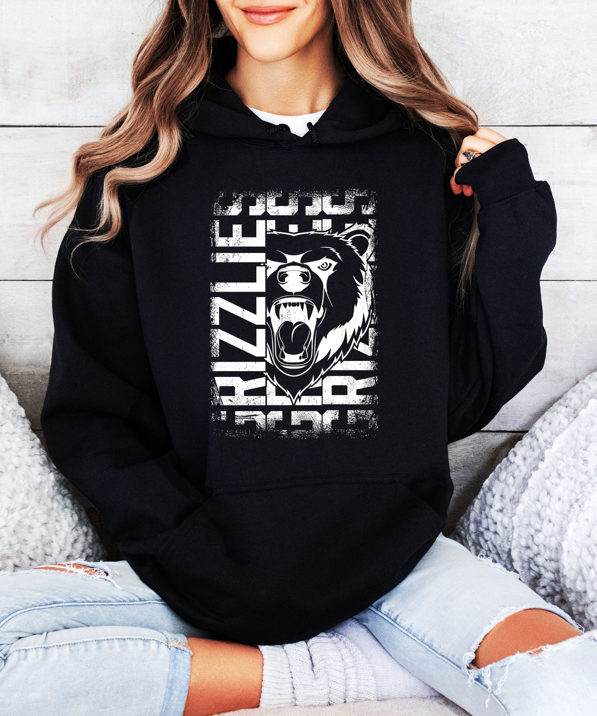 Grizzlies School Spirit hoodie in Black - view 4