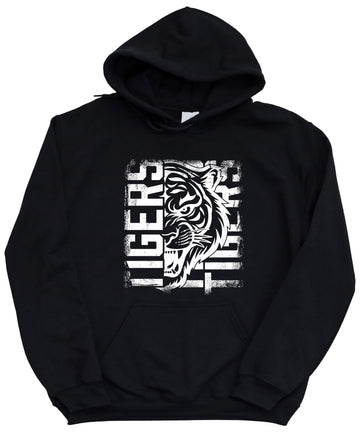 Tigers School Spirit Hoodie Black view 4