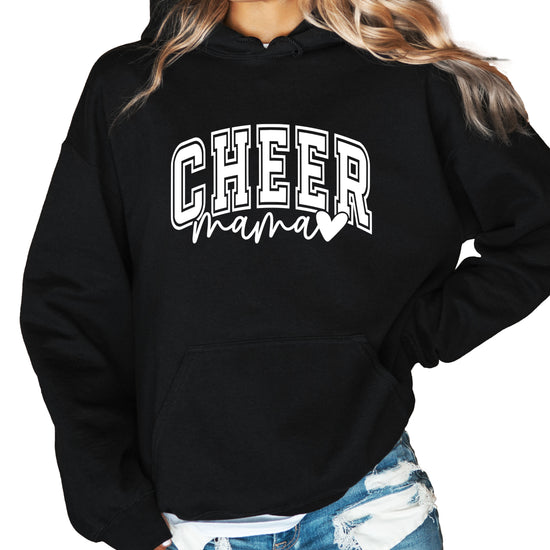 Cheer Mama Black Hoodie for Women - view 4
