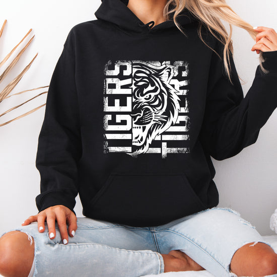 Tigers School Spirit Hoodie Black view 5