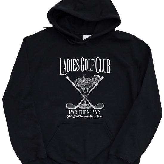 Ladies Golf Club Par Then Bar Hoodie for Women - Black 6