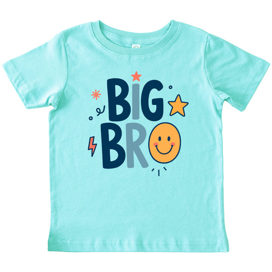 Big Bro Shirt for Boys Big Brother Sibling Reveal Tee in Chill view 3