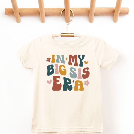 'In My Big Sis Era' girls' graphic tee in Natural, alternate view 2
