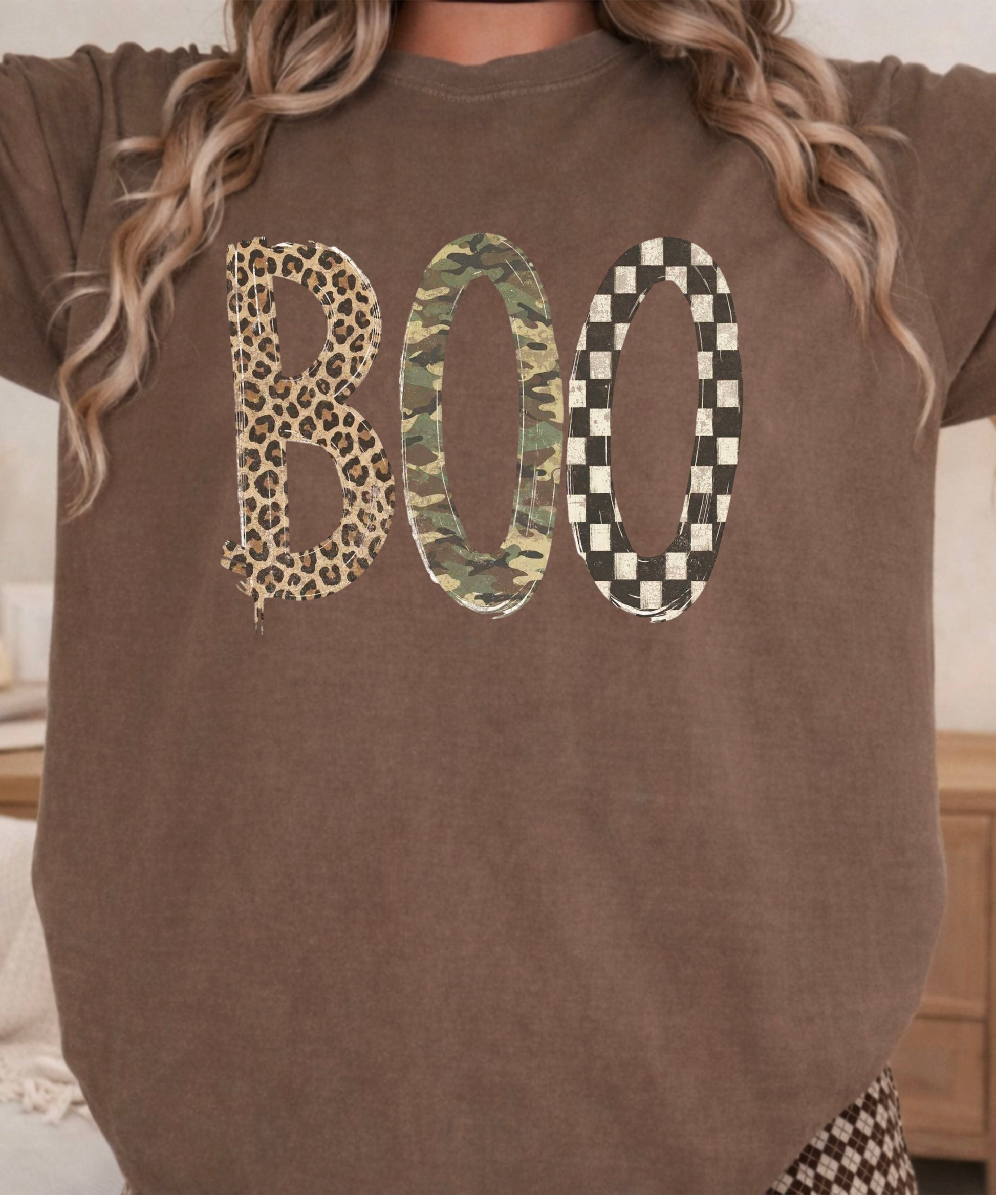 Espresso Boo Halloween Comfort Colors 1717 tee, additional product view