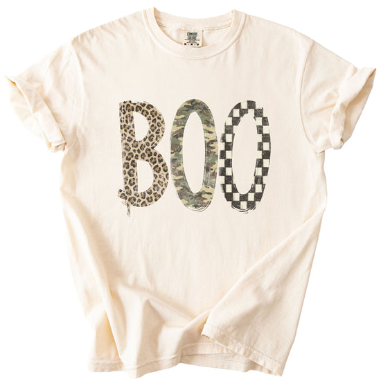 Ivory Boo Halloween shirt for women and teen girls, additional product view