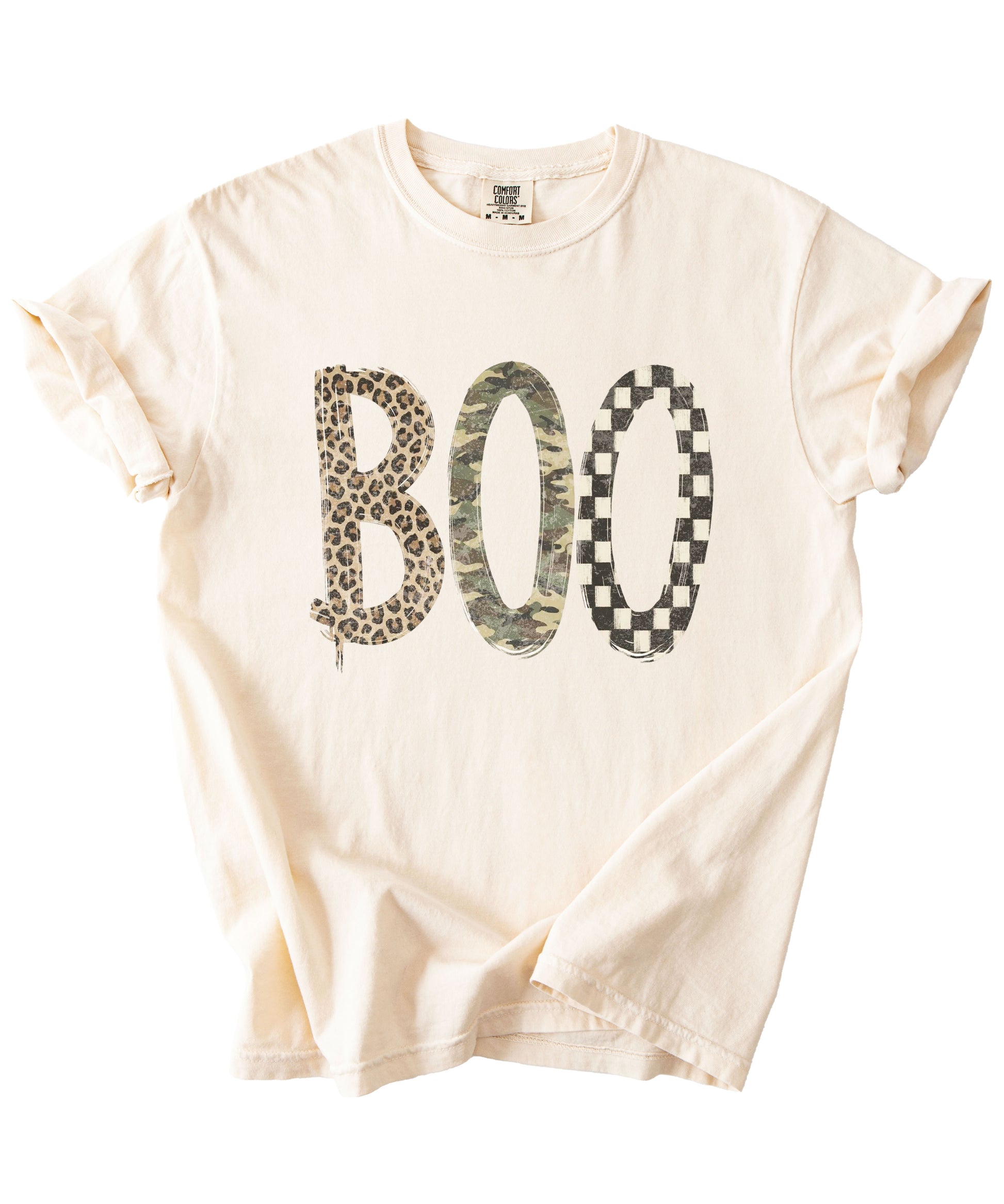 Ivory Boo Halloween shirt for women and teen girls, additional product view
