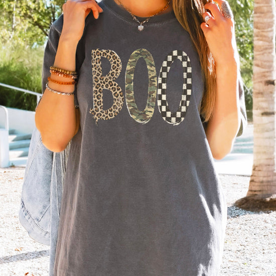 Pepper Boo Halloween Comfort Colors 1717 tee, additional product view