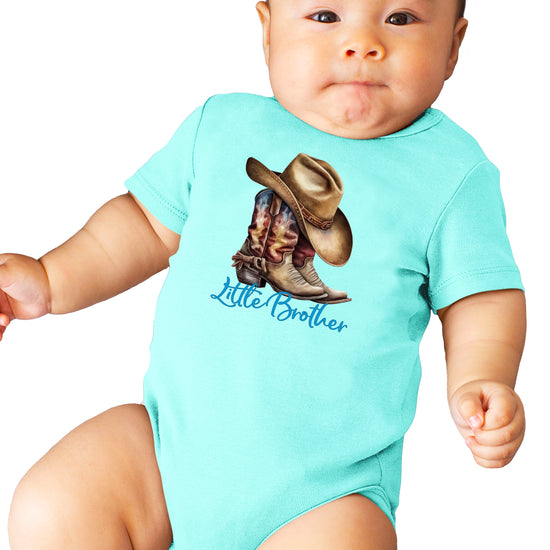 Little Brother Cowboy Boots Bodysuit - Chill 2