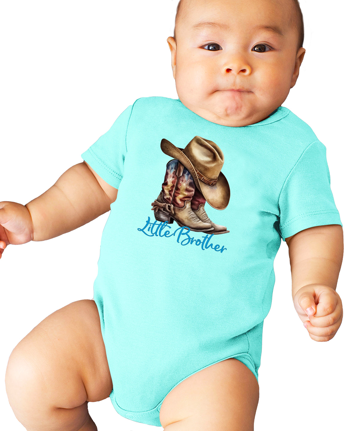 Little Brother Cowboy Boots Bodysuit - Chill 2