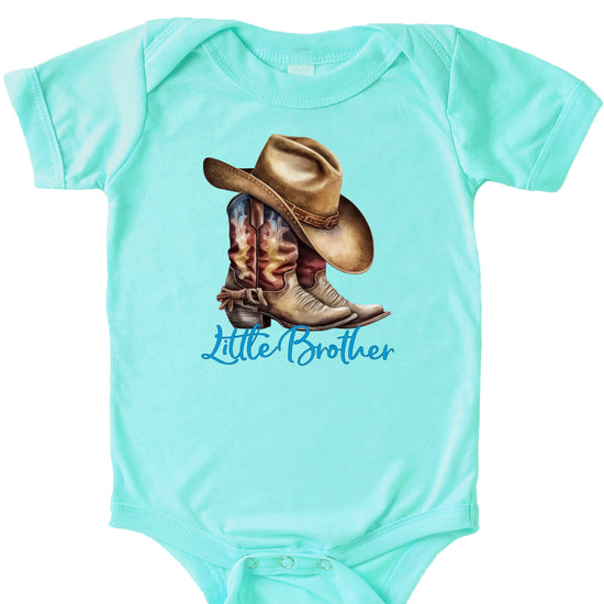 Little Brother Cowboy Boots Bodysuit - Chill 3