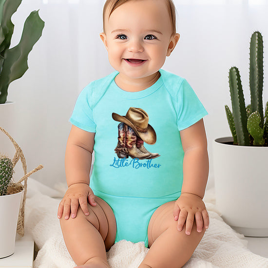 Little Brother Cowboy Boots Bodysuit - Chill 4